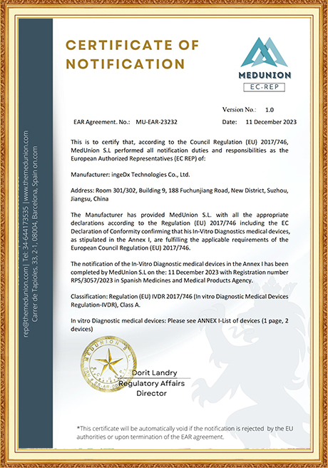 Certificate Of Honor