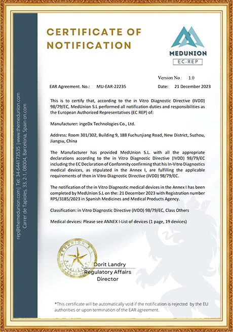 Certificate Of Honor